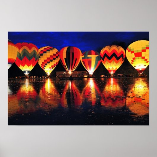 Luchtballonnen Poster (Voorkant)