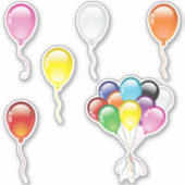 Luchtballonnen Sticker (Voorkant)
