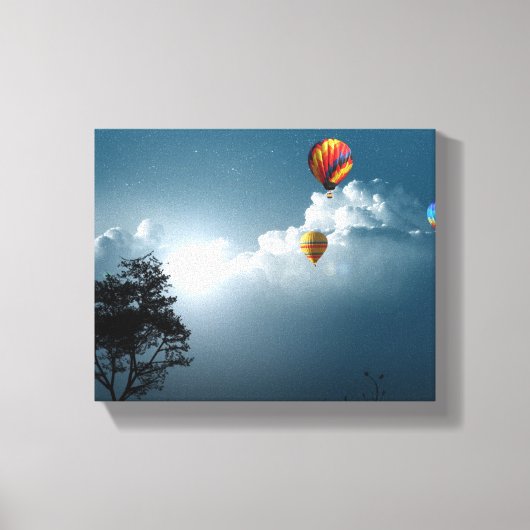 Luchtballonnen verpakt Canvas Afdruk (Voorkant)
