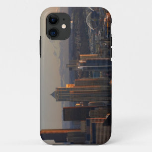 Luchtbeeld van het stadsprofiel van Seattle 2 iPhone 11 Hoesje