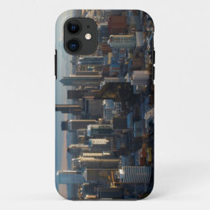 Luchtbeeld van het stadsprofiel van Seattle iPhone 11 Hoesje