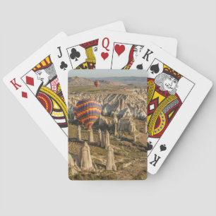 Luchtbeeld van hete luchtballonnen, Cappadocië 2 Speelkaarten