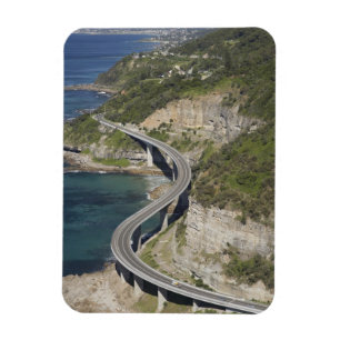 Luchtbeeld van Sea Cliff Bridge bij Wollongong, Magneet