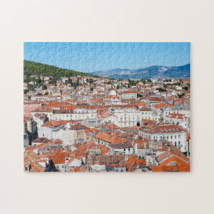 Luchtbeeld van Split - Dalmatië, Kroatië Legpuzzel