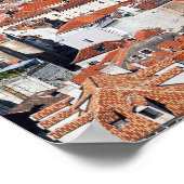 Luchtbeeld van Split - Dalmatië, Kroatië Poster (Hoek)