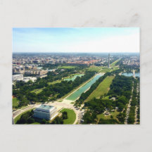 Luchtbeeld van Washington DC National Mall en Mon