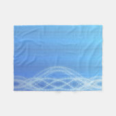 Luchtblauw Fleece Deken (Voorkant (Horizontaal))