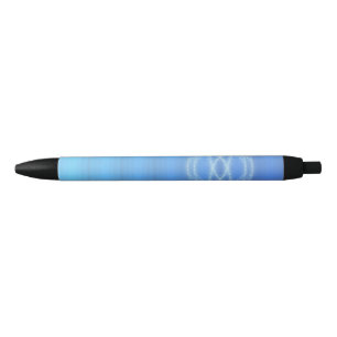 Luchtblauw Zwarte Inkt Pen