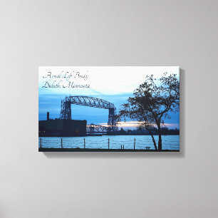 Luchtbrug Duluth, Minnesota Print Canvas