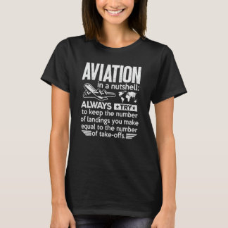 Luchtdag Landingen Aviator Piloot Kapitein Mannen  T-shirt
