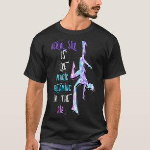 Luchtdromen in de lucht acrobatische trapeze A T-shirt