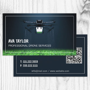 Luchtdrone UAV Custom QR Visitekaartje