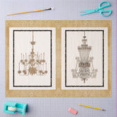 Luchters Franse architectuurtekening Tissuepapier (Craft)