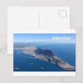 Luchtfoto van Gibraltar Briefkaart (Voorkant / Achterkant)