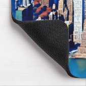 Luchtfoto van Manhattan Uitzicht Muismat (Hoek)