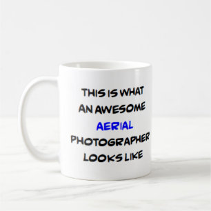 luchtfotograaf, geweldige koffie-mok koffiemok