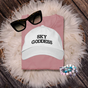 Luchtgodin Typografie, Wanderlust, Eenvoudig Geborduurde Pet