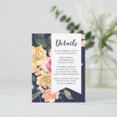 Luchthartige Romance Informatiekaartje (Staand voorkant)