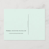 Luchthaven Bagage Claim Theme Wedding Save the Dat Aankondigingskaart (Achterkant)