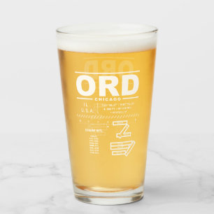 Luchthaven Chicago O'Hare ORD Glas