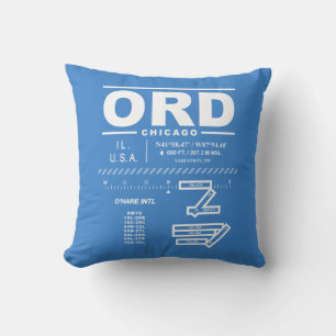 Luchthaven Chicago O'Hare ORD Kussen