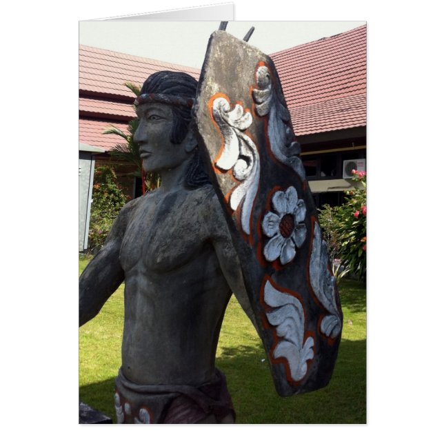 Luchthaven Dayak Statue Kalimantan (Voorkant)