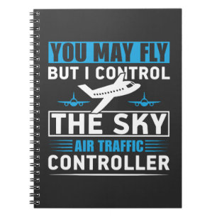 Luchthaven luchtverkeersleider Funny Quote Notitieboek