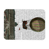 Luchthaven over de stad magneet (Horizontaal)