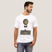 Luchthaven over de stad t-shirt (Voorkant volledig)