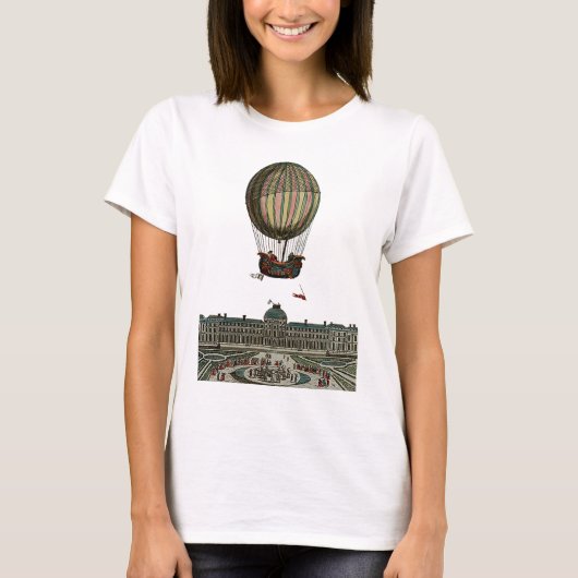 Luchthaven over de stad t-shirt (Voorkant)
