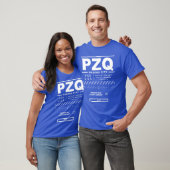 Luchthaven PZQ T-Shirt van Presque Isle (Unisex)