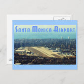 Luchthaven Santa Monica Briefkaart (Voorkant / Achterkant)