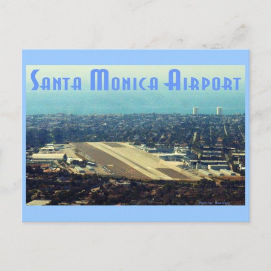 Luchthaven Santa Monica Briefkaart (Voorkant)