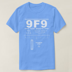 Luchthaven Sycamore Strip 9F9 T-Shirt