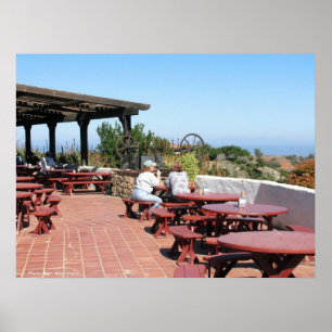 Luchthaven van Catalina Cafe Poster