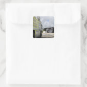 Luchthaven van Guam WONPAT Vierkante Sticker (Tas)