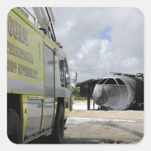 Luchthaven van Guam WONPAT Vierkante Sticker