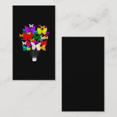 Luchthavenballon wolkenhemel visitekaartje (Voorkant / Achterkant)