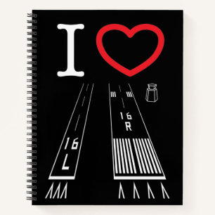 Luchthavenbanen 16L-16R / 34L - 34R Notitieboek