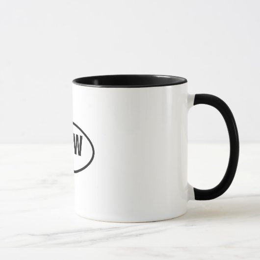 Luchthavencode Koffiebuizen Mok (Rechts)