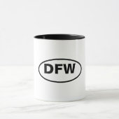 Luchthavencode Koffiebuizen Mok (Midden)