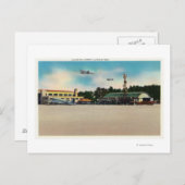 Luchthavenlandingsterrein Briefkaart (Voorkant / Achterkant)