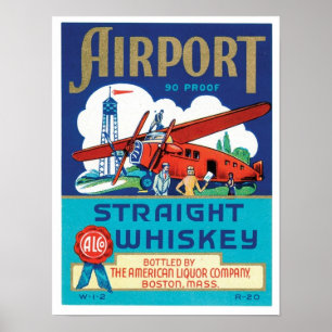 Luchthavenrecht — Whiskey Poster