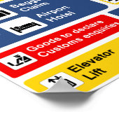 Luchthavensignalen Poster (Hoek)