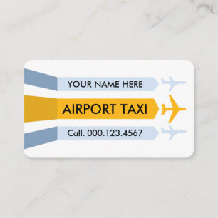 Luchthaventaxi Service Visitekaartje