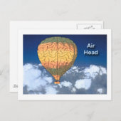 Luchthoofd: luchtballon briefkaart (Voorkant / Achterkant)