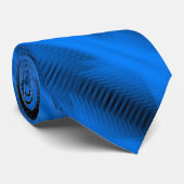 Luchtig blauwe futuristische abstracte diagonale p stropdas (Opgerold)