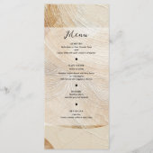 Luchtig neutraal natuurlijk element Bohemian Boho  Menu (Voorkant)