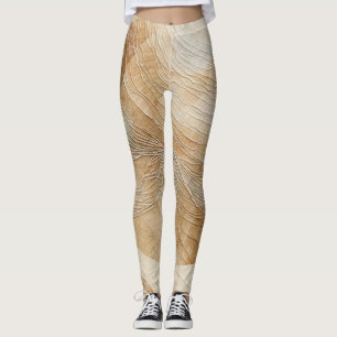 Luchtige Neutrale Natuurlijke Elementen Boheemse B Leggings
