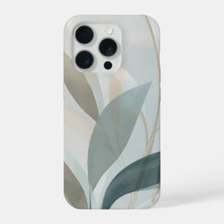Luchtige Organische Botanische Abstracte – Zachte iPhone 15 Pro Hoesje